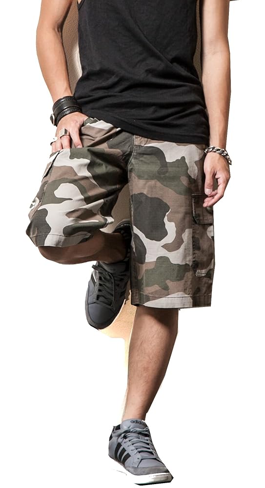 Amazon | Dickies ディッキーズ メンズ ミリタリー ハーフパンツ